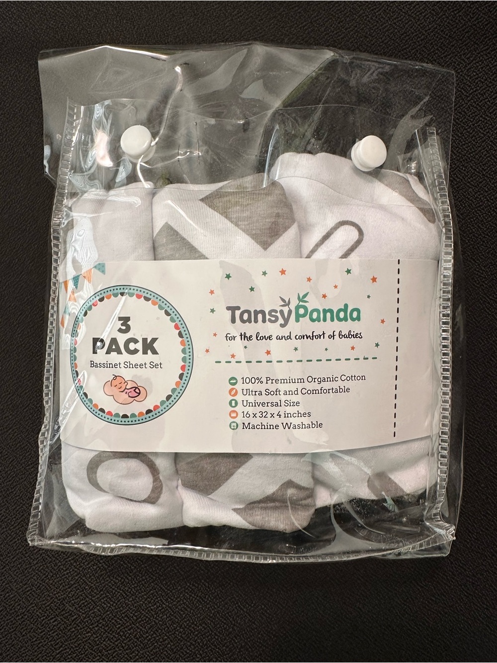 3 Pack Bassinet Sheets